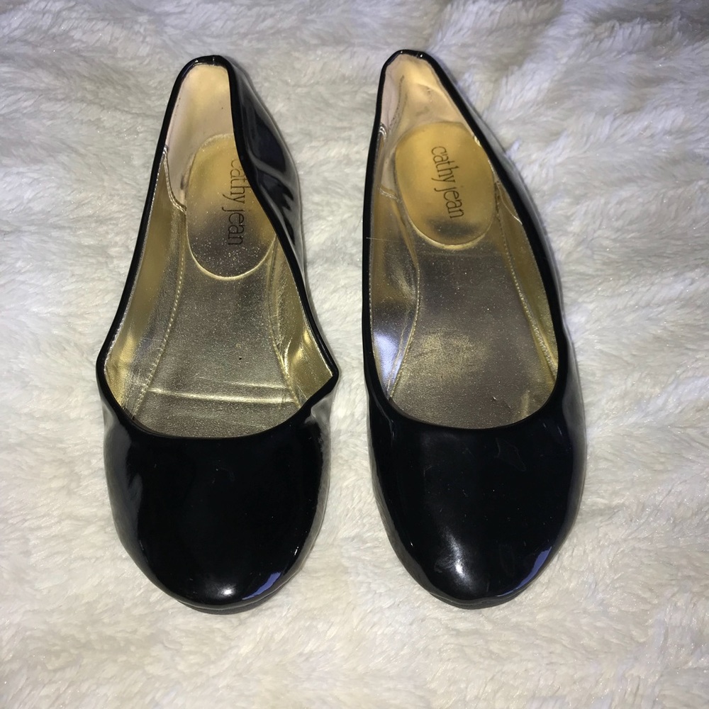 Cathy Jean Black Flats